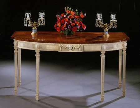 side table, Robert Adam style