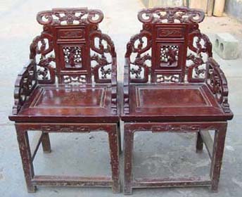 19 th century from Shanxi Province chairs