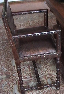 Furniture: Flemish style chair