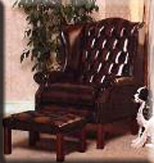 wing chair Georgian style