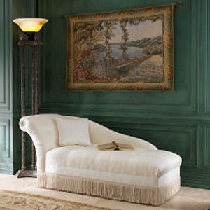 Victorian furniture style "long chaise"